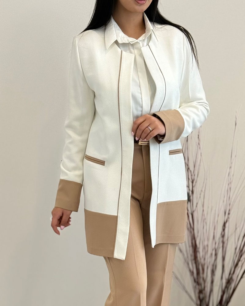 coat victoria کت تک زنانه ژاکارد مجلسی ویکتوریا