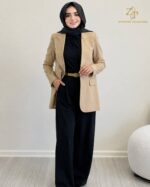 کت و شلوار زنانه بهاره لینن مدل آینور