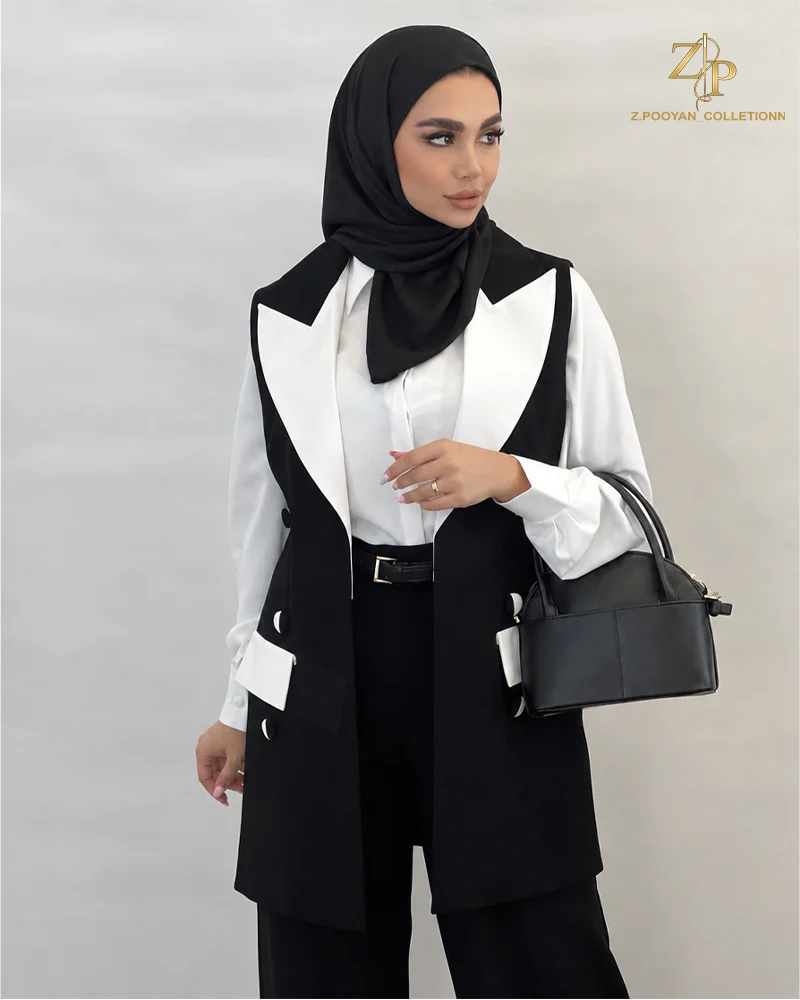 وست زنانه مجلسی کرپ رکسانا