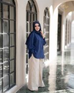 شومیز زنانه تونیک تابستانی اسپرت لینن نبات