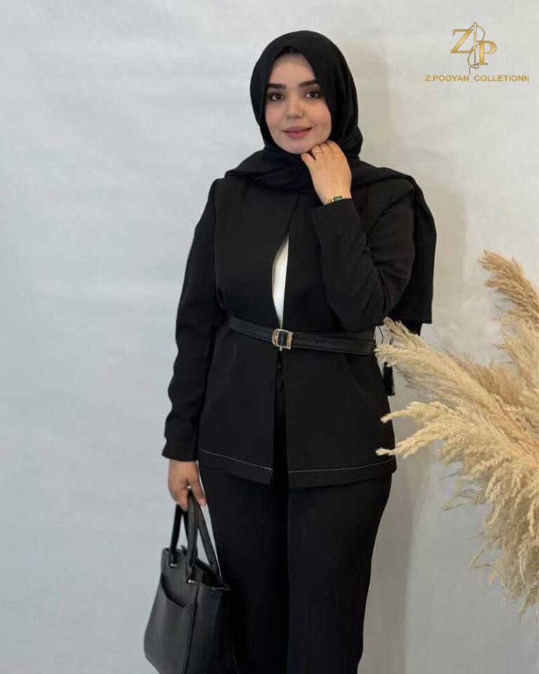 کت و شلوار زنانه کرپ تاچ