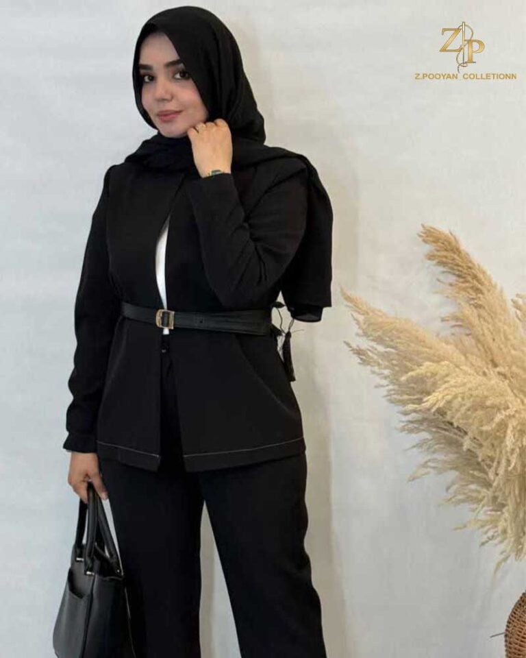 کت و شلوار زنانه کرپ تاچ