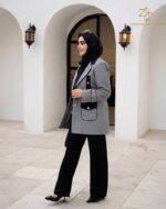 پالتو کتی زنانه فوتر موهر الیزه