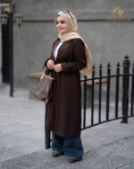 ترنچ کت پاییزه زنانه کتان لونار