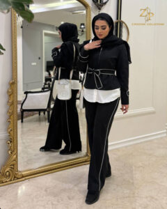 استایل لایهای زنانه؛ راهی شیک و هوشمندانه برای پاییز و زمستان 6 سوییشرت و شلوار زنانه پاییزه پارگو