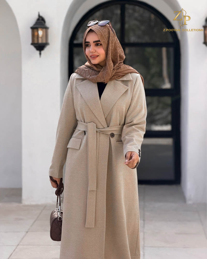 long coat lora پالتو پاییزه زنانه کشمیر لورا