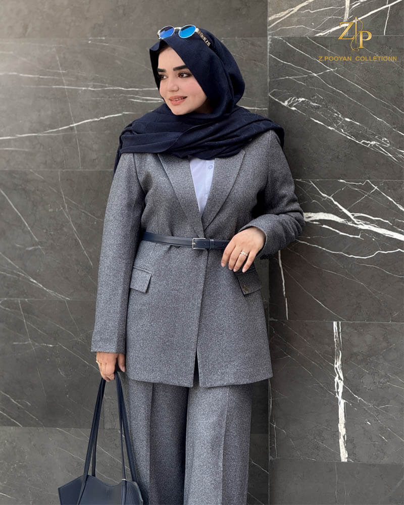 mojan coat&pants کت و شلوار زنانه کشمیر موهر موژان