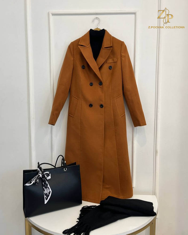 velora coat پالتو زنانه فوتر کوبیده درجه یک ولورا