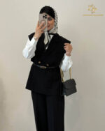 وست و شلوار زنانه کرپ آرسین