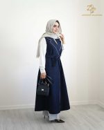 وست زنانه کمردار ژاکارد بلانزا