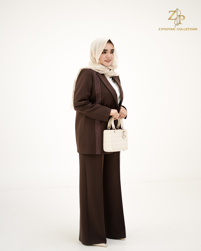 coat dalas کت و شلوار زنانه کرپ دالاس