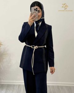 لباس عید ۱۴۰۵ چه رنگی بخریم؟ راهنمای انتخاب رنگ لباس بر اساس رنگ پوست 10 کت و شلوار زنانه کرپ دالاس