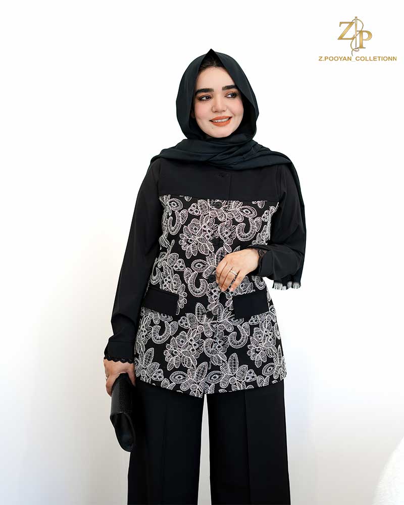 Ada-vest3 وست و شلوار سوزن دوزی آدا
