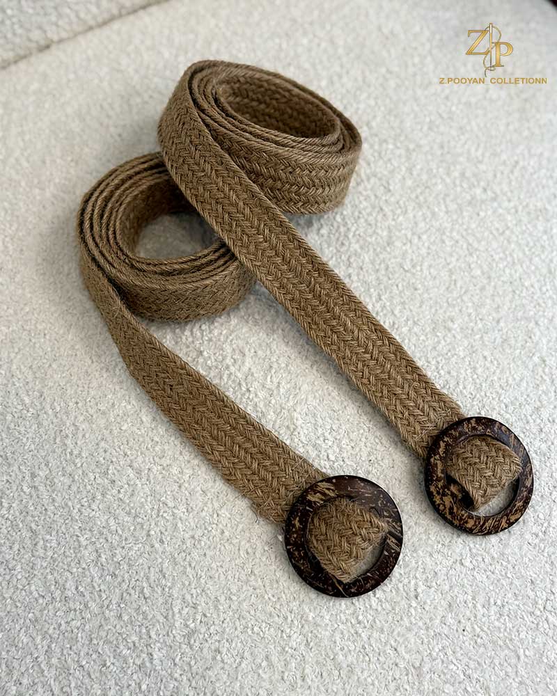 belt10 کمربند کنفی سگک دار