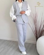 وست و شلوار زنانه لینن کلوئه
