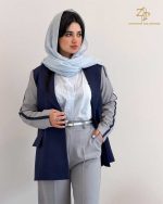 کت و شلوار زنانه ژاکارد بهاره مدیسه