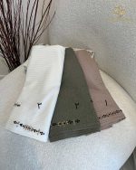 شال کویتی تریکو کشی نگین دار