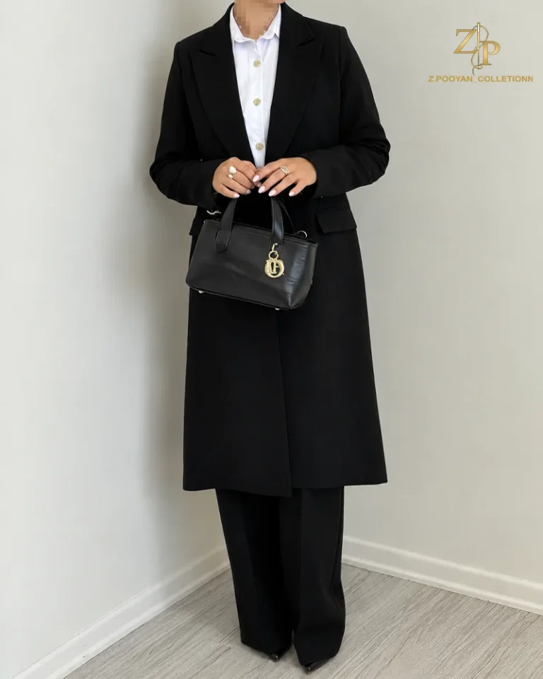 مانتو زنانه کرپ لاریک