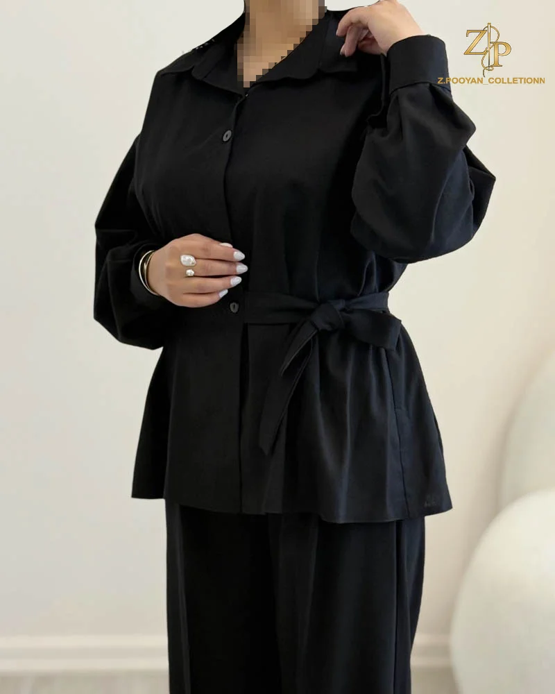 alia-set تونیک و شلوار زنانه لینن آلیا