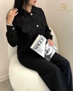 کت تک زنانه ژاکارد هالین