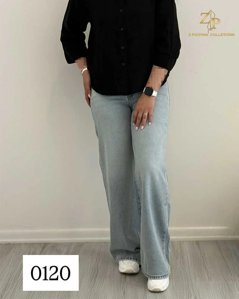 jeans0120 شلوار جین بگ زنانه کد 0120
