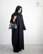 مانتو عبایی زنانه لینن نگین دار لیدا
