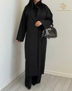 مانتو بلند زنانه ژاکارد آنید