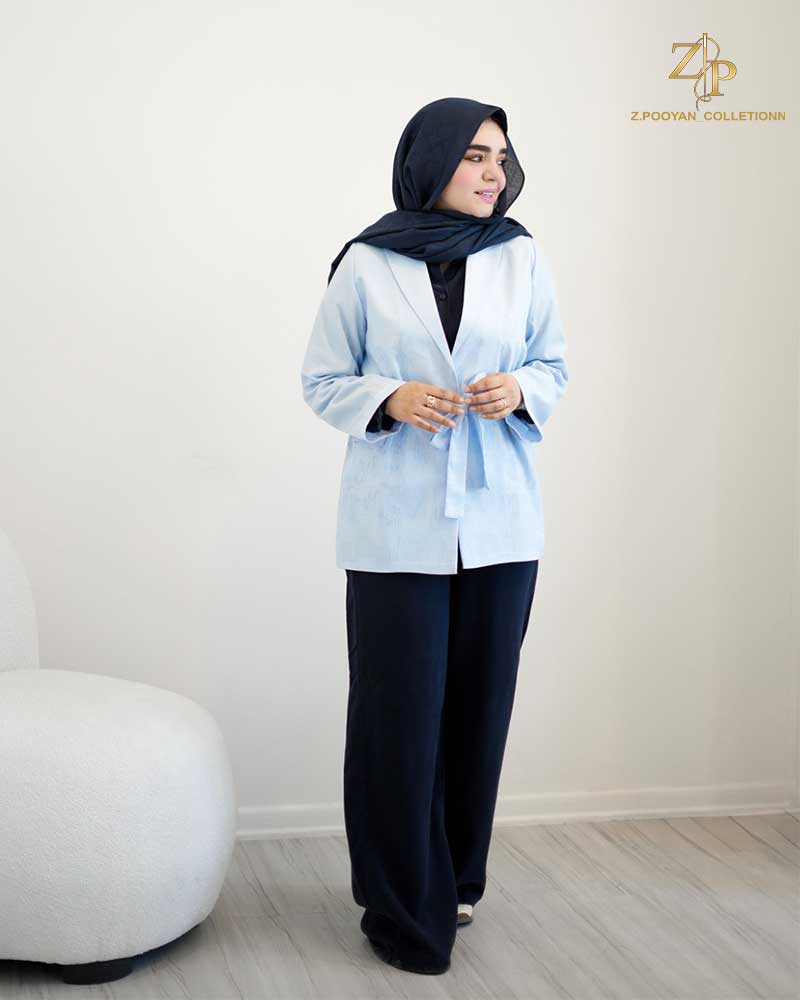 کت تک زنانه ژاکارد خنک ماندا
