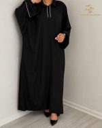 عبا زنانه کرپ خارجی مورا