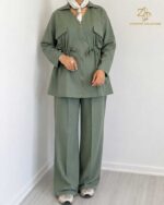 تونیک و شلوار زنانه لینن نویان