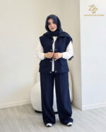 وست و شلوار زنانه گاباردین نیسا