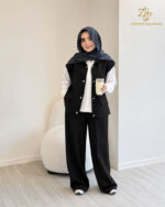 وست و شلوار زنانه گاباردین نیسا