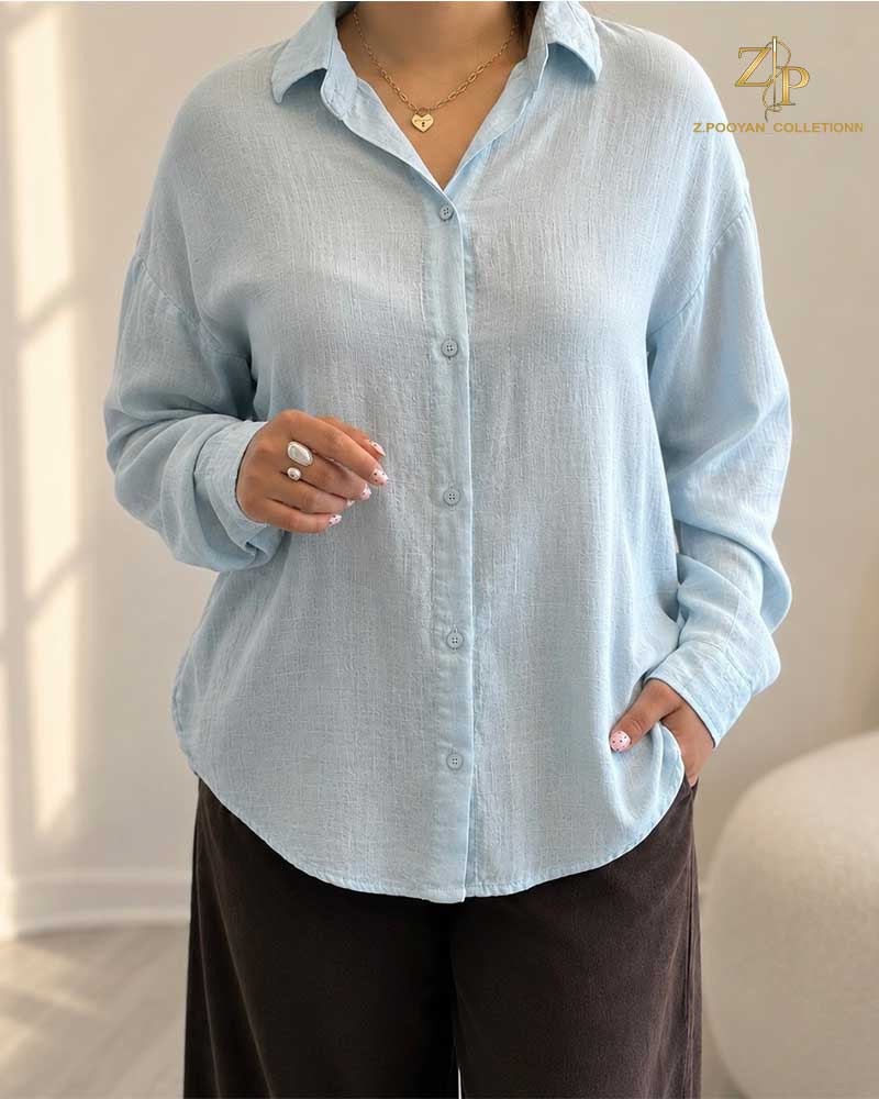 pirahan-linen شومیز زنانه لینن رویال