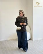 کت زنانه شانل مخمل ترک آوان