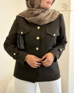 کت زنانه شانل مخمل ترک آوان