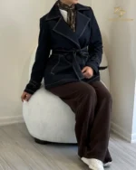 ترنچ کت کوتاه زنانه ناژین