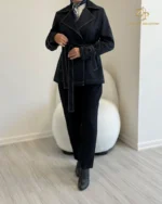 ترنچ کت کوتاه زنانه ناژین